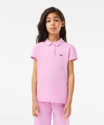 LACOSTE KIDS(ラコステ　キッズ)/GIRLSスカラップカラーポロシャツ/ピンク