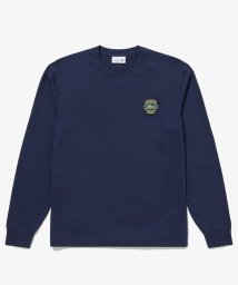 LACOSTE Mens/ヘビーウェイトエンブレムワッペン長袖Tシャツ/506118830