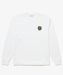 LACOSTE Mens/ヘビーウェイトエンブレムワッペン長袖Tシャツ/506118830