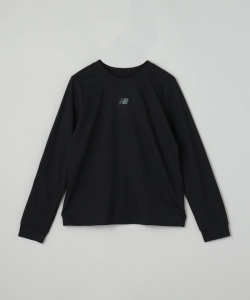 coen(coen)/【ウィメンズ】New Balance（ニューバランス）ヘザーテックロングスリーブTシャツ/BLACK