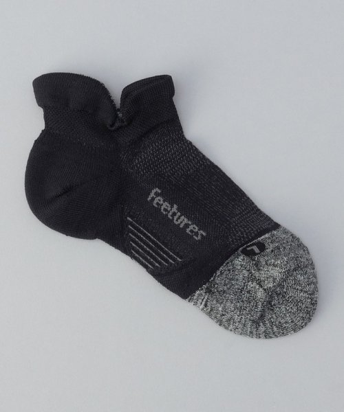 coen(coen)/【ユニセックス】Feetures（フィーチャーズ）ELITE LIGHT CUSHION NO SHOW TAB/BLACK