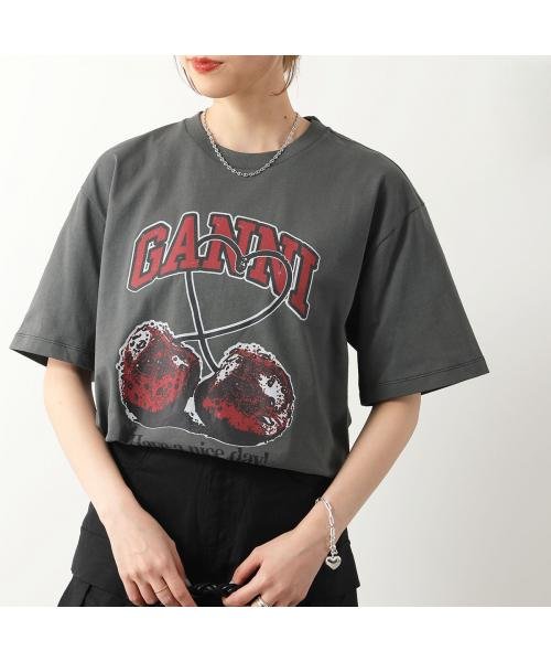 GANNI(ガニー)/GANNI 半袖 Tシャツ Future Heavy Drop Shoulder T－shirt/その他系1