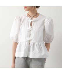 GANNI/GANNI ブラウス Cotton Poplin Peplum Blouse/506119162