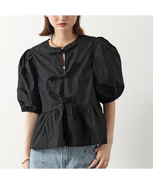 GANNI(ガニー)/GANNI ブラウス Cotton Poplin Peplum Blouse/その他