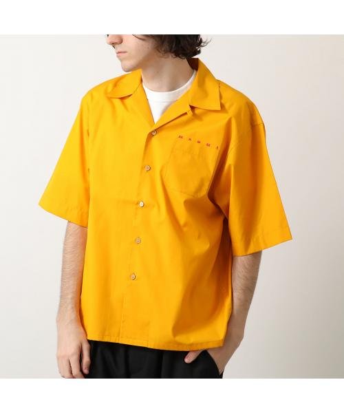 MARNI ボウリングシャツ CUMU0213P8 USCT88 ポプリン ボウリングシャツ CUMU0213P8 USCT88