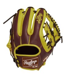 Rawlings/軟式 HOH MLB COLOR SYNC(エイチオーエイチエムエルビーカラーシンク)N54G－チョコ/イエロー/506119689