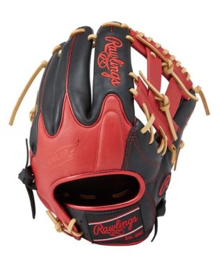 Rawlings/ソフト HYPER TECH R2G COLORS(ハイパーテックアールツージーカラーズ)565W－ブラック/スカーレット/506119743