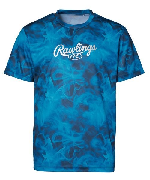 Rawlings(ローリングス)/ゴーストスモーク グラフィックTシャツ/ノルディックブルー