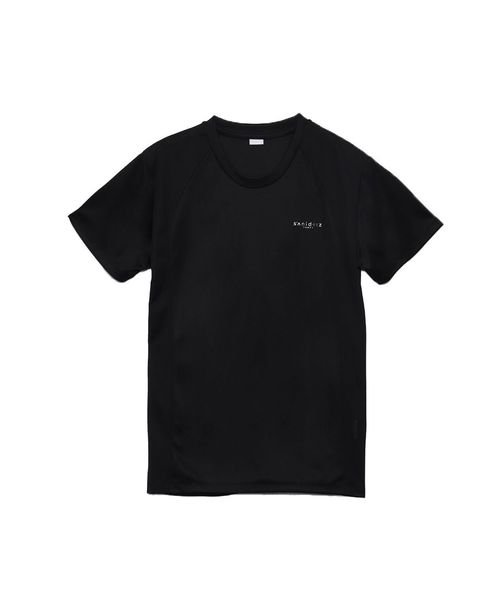 sanideiz TOKYO(サニデイズ トウキョウ)/ドライスムース for RUN クルーネック半袖Tシャツ LADIES/黒