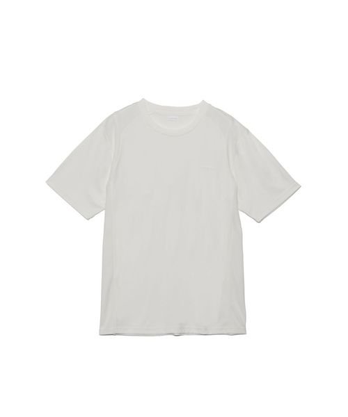 sanideiz TOKYO(サニデイズ トウキョウ)/ドライスムース for RUN クルーネック半袖Tシャツ MENS/白