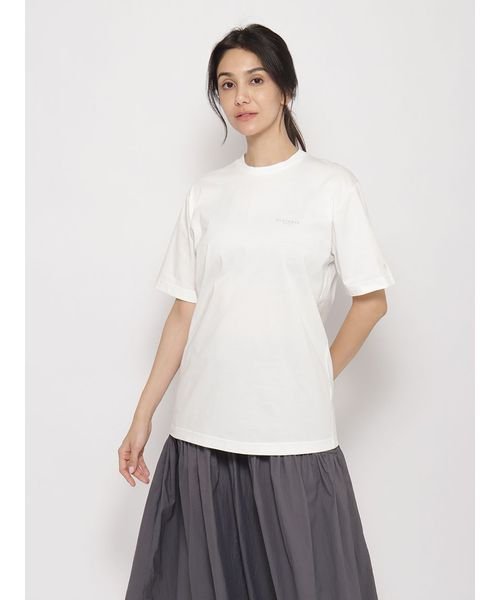 sanideiz TOKYO(サニデイズ トウキョウ)/コットンポリエステル ベーシックTシャツ UNISEX/白