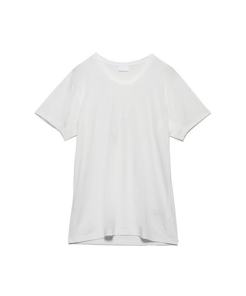 sanideiz TOKYO(サニデイズ トウキョウ)/脇汗パッド付インナー Uネック半袖Tシャツ MENS/白