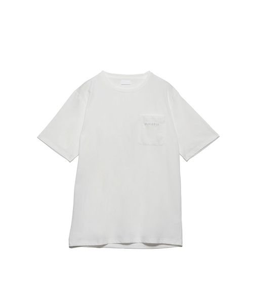 sanideiz TOKYO(サニデイズ トウキョウ)/Epix天竺 レギュラー半袖ポケットTシャツMENS/白