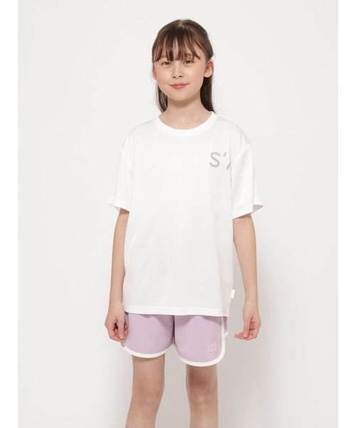 sanideiz TOKYO(サニデイズ トウキョウ)/8 NEST DRY レギュラー半袖Tシャツ JUNIOR/白ロゴ