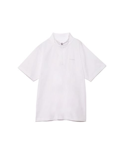 sanideiz TOKYO(サニデイズ トウキョウ)/ドライジャージ ハーフジップ半袖Tシャツ MENS/白