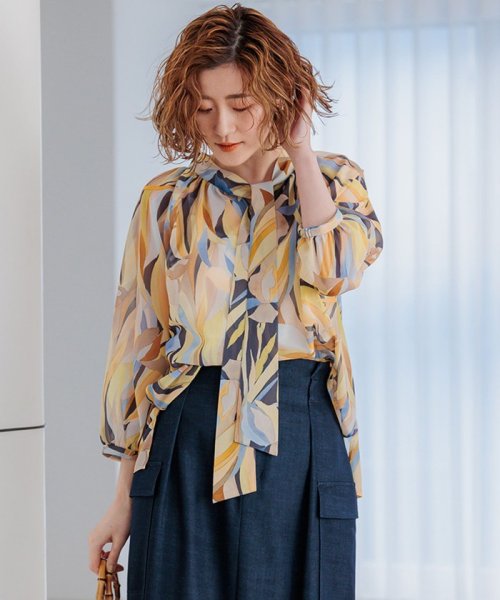 【WEB限定】Ratti ペインティングプリント ブラウス ペインティングプリント 品番 Ratti SKWOCS0208 ブラウス BLWOCS0208