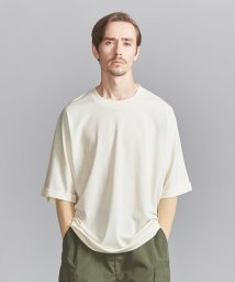 BEAUTY&YOUTH UNITED ARROWS(ビューティーアンドユース　ユナイテッドアローズ)/ウェイバリング ドルマン クルーネック ショートスリーブ Tシャツ/OFFWHITE