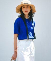 NIJYUSANKU（SMALL SIZE）(23区（小さいサイズ）)/【洗える】半袖 クロップド IT TEE/[WEB限定]ブルー系