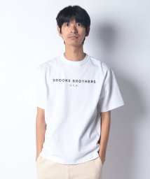 Brooks Brothers/【WEB限定】SS24 LOGO Series コットン ロゴプリント クルーネック Tシャツ/506101097