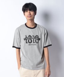 Brooks Brothers/【WEB限定】SS24 LOGO Series コットン ロゴプリント リンガーＴシャツ/506101102