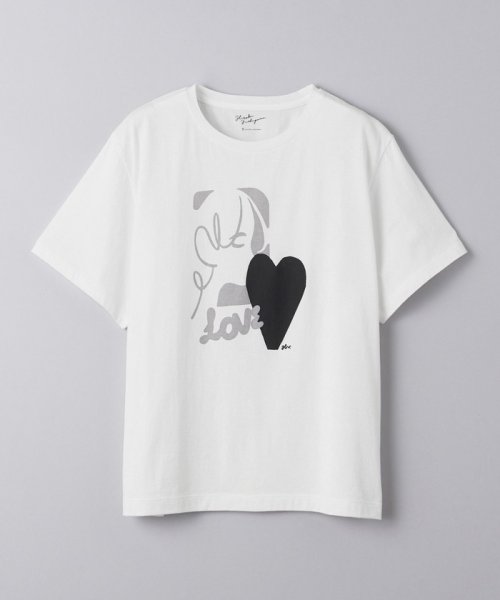 UNITED ARROWS(ユナイテッドアローズ)/【別注】＜HANDTEX＞LOVE Tシャツ －united LOVE project 2024/WHITE