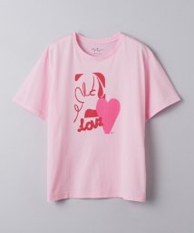 UNITED ARROWS(ユナイテッドアローズ)/【別注】＜HANDTEX＞LOVE Tシャツ －united LOVE project 2024/LT.PINK
