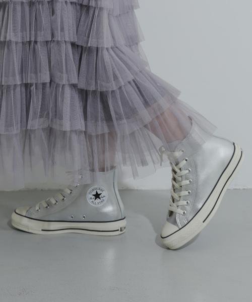 SENSE OF PLACE by URBAN RESEARCH(センスオブプレイス バイ アーバンリサーチ)/『WEB限定』CONVERSE　LEATHER ALL STAR (R) HI/SILVER