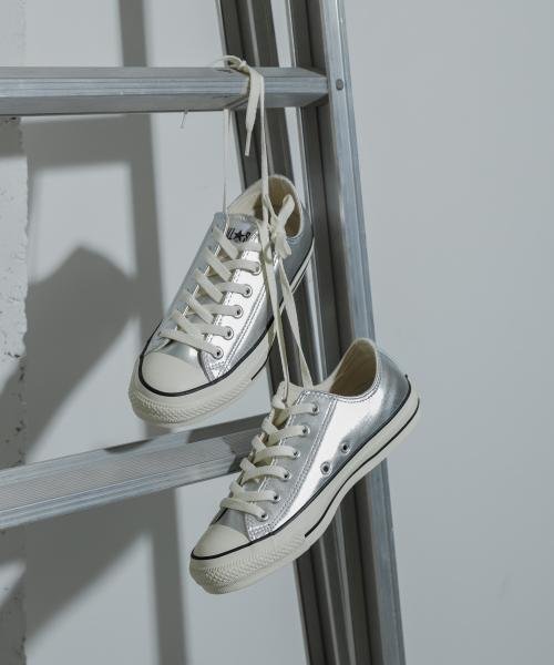 SENSE OF PLACE by URBAN RESEARCH(センスオブプレイス バイ アーバンリサーチ)/『WEB限定』CONVERSE　LEATHER ALL STAR (R) OX/SILVER
