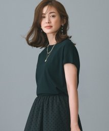 NIJYUSANKU（SMALL SIZE）(23区（小さいサイズ）)/【洗える】フレンチスリーブ IT TEE/ブラック系