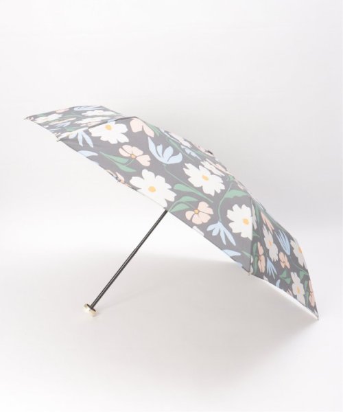 LBC(エルビーシー)/Wpc. ポルク ミニ傘 折りたたみ傘 晴雨兼用/チャコールグレー
