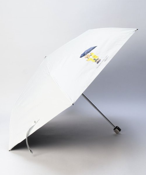 POLO RALPH LAUREN(umbrella)(ポロラルフローレン（傘）)/晴雨兼用折りたたみ日傘　レインベア/オフホワイト