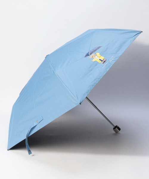 POLO RALPH LAUREN(umbrella)(ポロラルフローレン（傘）)/晴雨兼用折りたたみ日傘　レインベア/ターコイズブルー