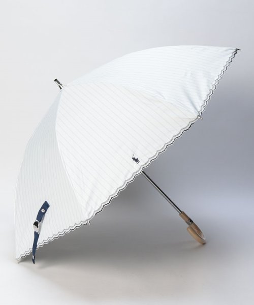 POLO RALPH LAUREN(umbrella)(ポロラルフローレン（傘）)/晴雨兼用日傘　スカラ刺繍/オフホワイト