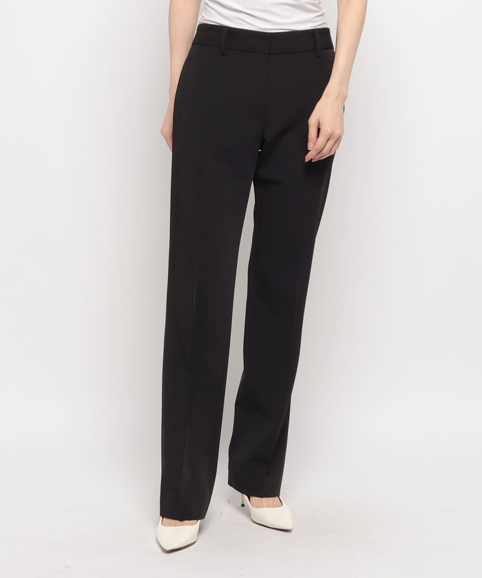 HACHE/ アッシュ 黒 ストレートパンツ HACHE/ アッシュ 黒 ストレートパンツ