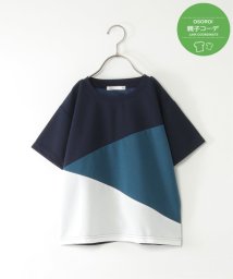ikka kids/【親子おそろい】速乾COOL斜め切り替えTシャツ（120〜160cm）/506063988