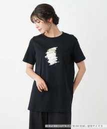 Leilian(レリアン)/Ｔシャツ【Leilian WHITE LABEL】/ブラック