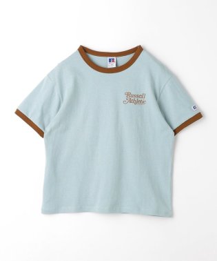 green label relaxing （Kids）/【別注】＜RUSSELL ATHLETIC＞プリント リンガー Tシャツ 140cm－150cm/506080308