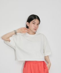 ADAM ET ROPE'/【洗える】クロップドフォルムT S/S/506106459