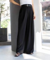 MAISON BREEZE Amu/【MAISON BREEZE Amu】Two Tuck Wide Pant ワイドパンツ タックパンツ フルレングス ハイウエスト ツータック   /506107666