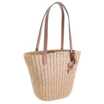 COACH/COACH コーチ Small Straw Tote バッグ スモール ストロー トート バッグ かごバッグ/506121190