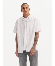 Levi's/オーセンティック ボタンダウン半袖シャツ レッド CUPERTINO STRIPE/506121280