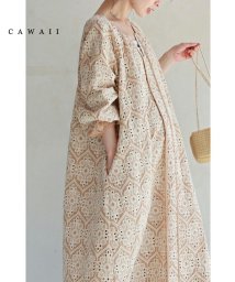 CAWAII/美しい花織りなすアンティーク刺繍ロングワンピース/506121290