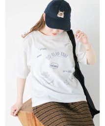 ehka sopo(エヘカソポ)/◎スプリンクルロゴTシャツ/オフホワイト