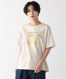 Afternoon Tea LIVING/フラワー箔プリントTシャツ/506121463