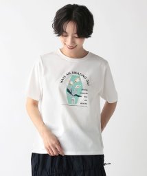 Afternoon Tea LIVING/フラワープリントTシャツ/506121464