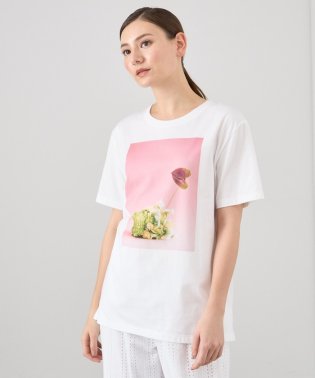 ANAYI/コットン天竺ロマネスコプリントTシャツ/506121489