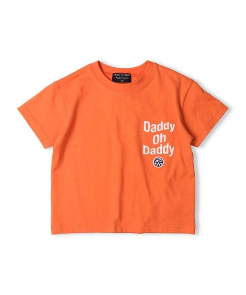 DaddyOhDaddy(ダディオダディ)/【子供服】 Daddy Oh Daddy (ダディオダディ) 日本製 バックプリント半袖Tシャツ 90cm～130cm V32828/オレンジ