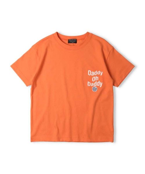 DaddyOhDaddy(ダディオダディ)/【子供服】 Daddy Oh Daddy (ダディオダディ) 日本製 バックプリント半袖Tシャツ140cm～160cm V32829/オレンジ