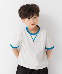 chil2(チルツー)/リンガー半袖Tシャツ/オートミール