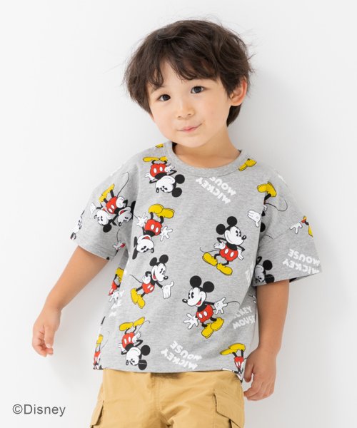 chil2(チルツー)/〈ディズニー/ミッキーマウス〉半袖Tシャツ/グレー